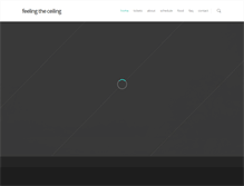 Tablet Screenshot of feelingtheceiling.com